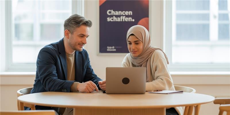 CSR Partner Integration - Diverse Mitarbeiter bei erfolgreicher Zusammenarbeit für gesellschaftliche Verantwortung und Chancengleichheit am Arbeitsplatz